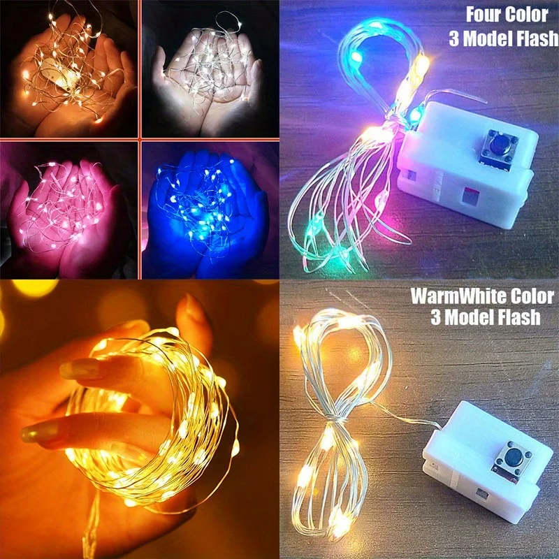 Outdoor Power For Christmas Lights - Confezione da 10 mini lucine impermeabili