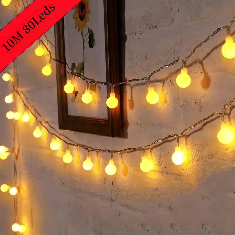 Outdoor Power For Christmas Lights - Luci a Stringa USB/a Batteria, Luci