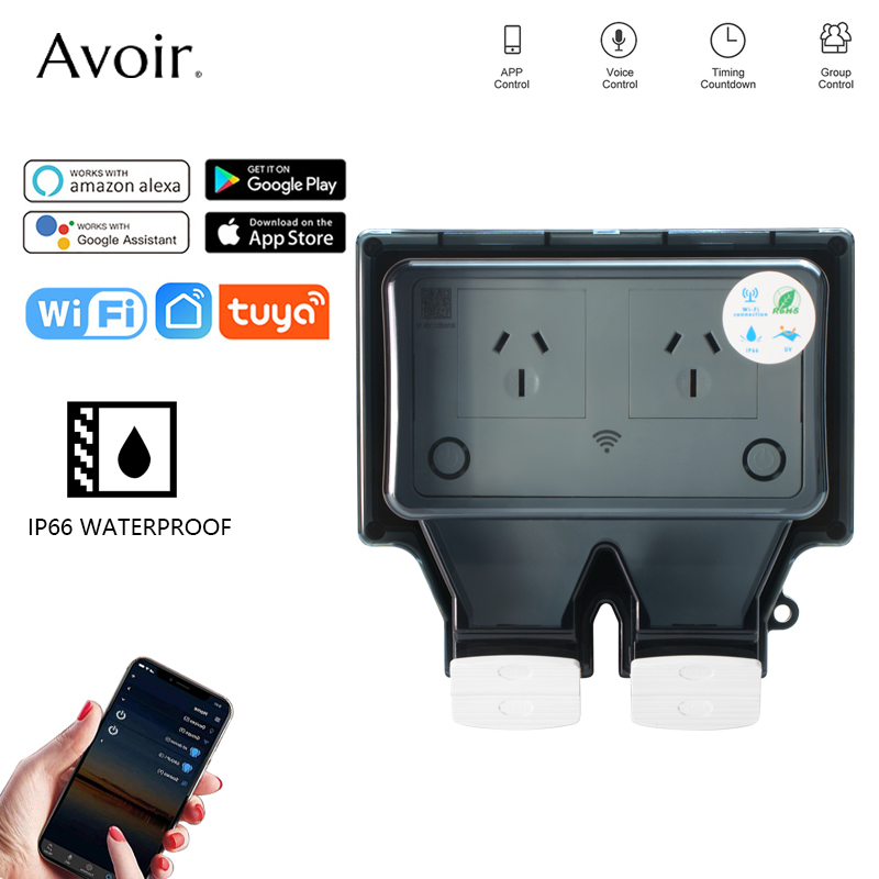 Outdoor Power Equipment Brands - Avoir Tuya Wifi presa elettrica impermeabile