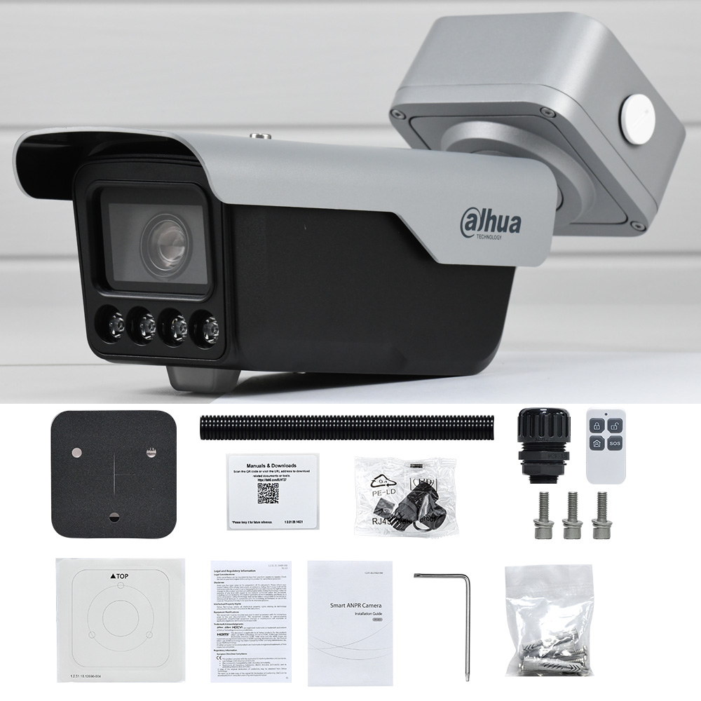 Outdoor Power Disconnect - Telecamera di Sicurezza Dahua 4MP ANPR