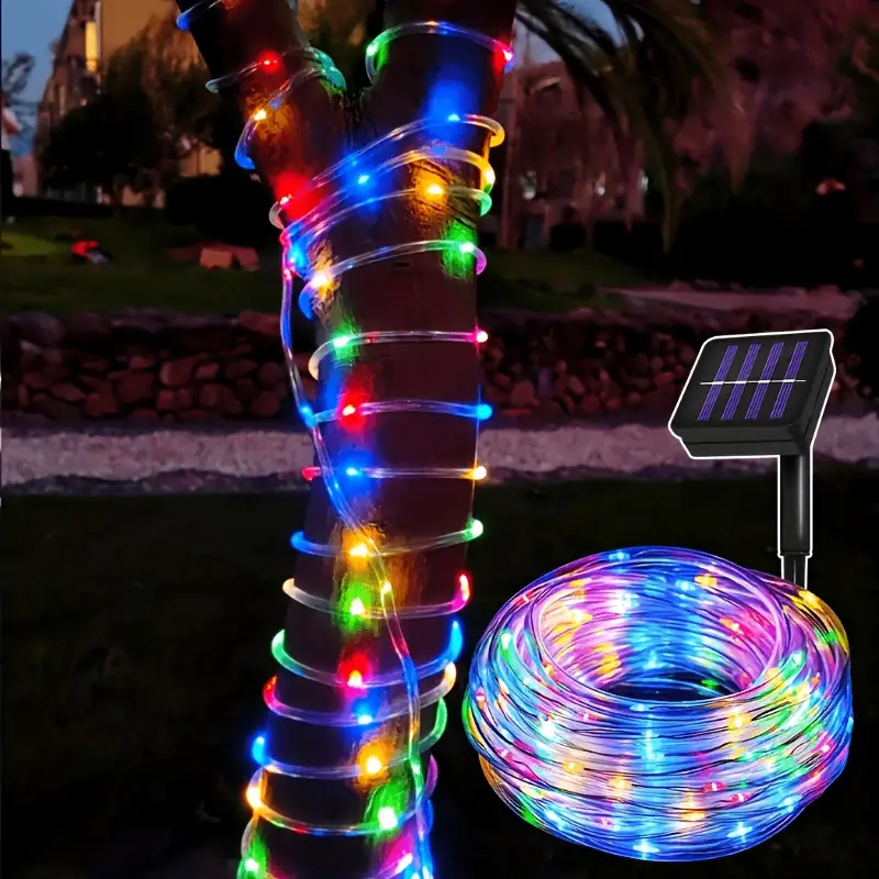 Outdoor Power For Christmas Lights - Tubi LED ad energia solare per