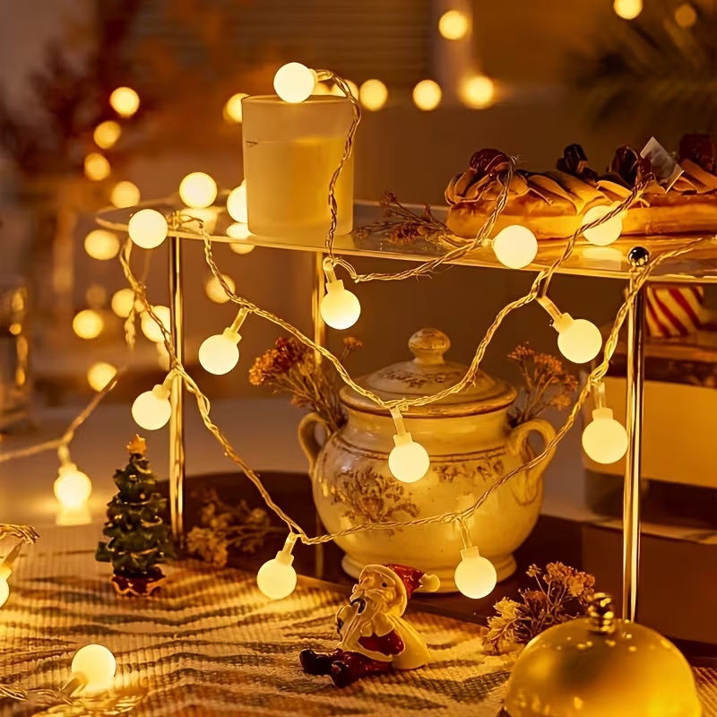 Luci a Sfera LED USB/a Batteri - Outdoor Power For Christmas Lights recensione e prezzo