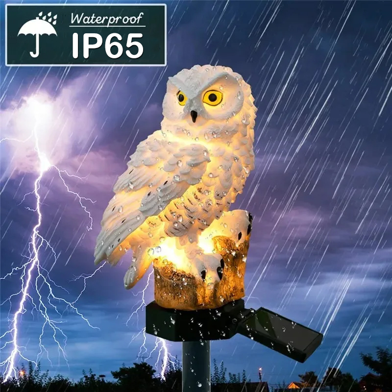 Lampada solare gufo animale lu - Outdoor Power House recensione e prezzo