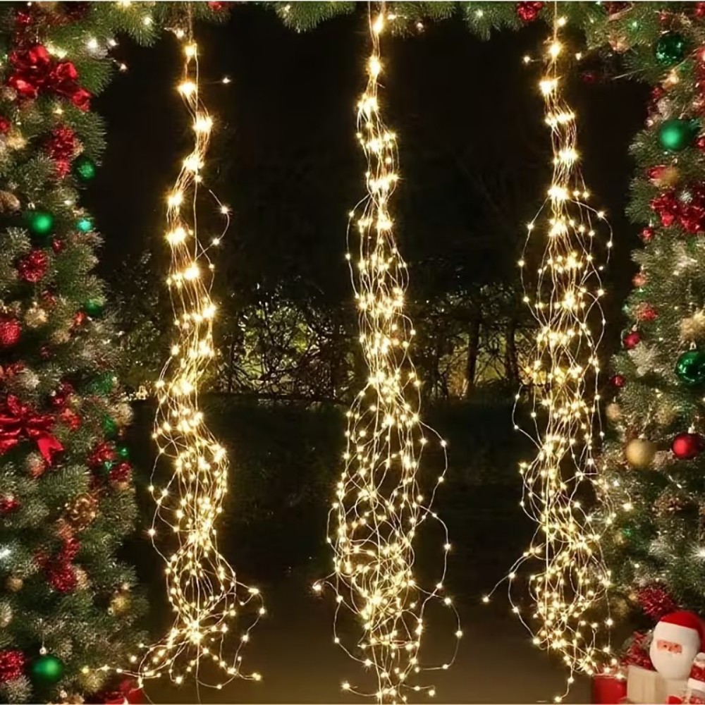 Luci a Cascata a Energia Solar - Outdoor Power For Christmas Lights recensione e prezzo