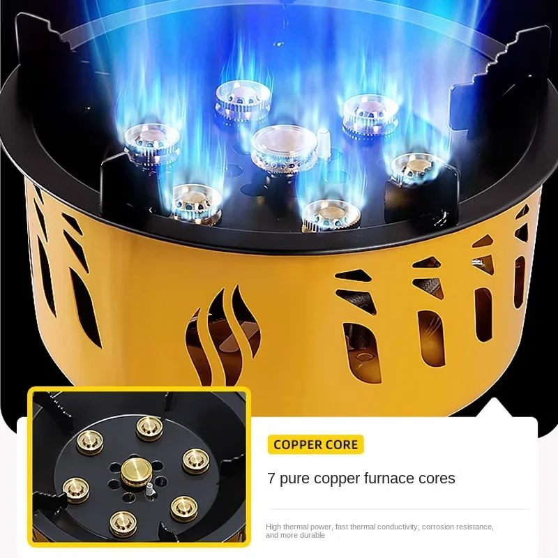 Fornello da campeggio a 7 core - Outdoor Power Equipment Brands recensione e prezzo