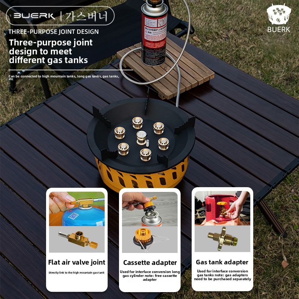 Fornello da campeggio a 7 core - Outdoor Power Equipment Brands recensione e prezzo
