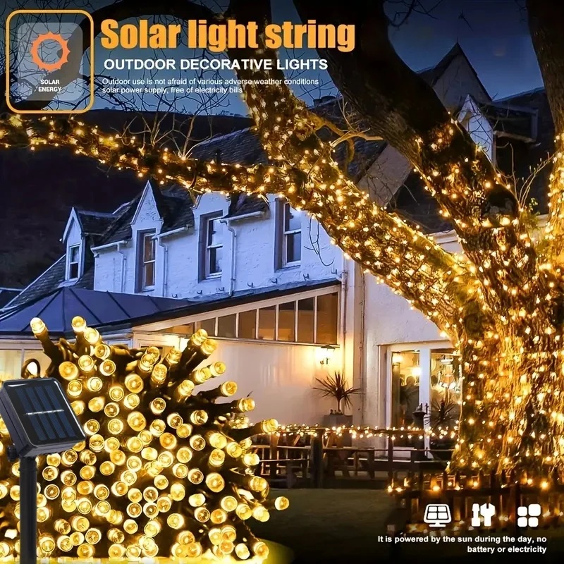Luci a LED Solari da Esterno a - Outdoor Power For Christmas Lights recensione e prezzo