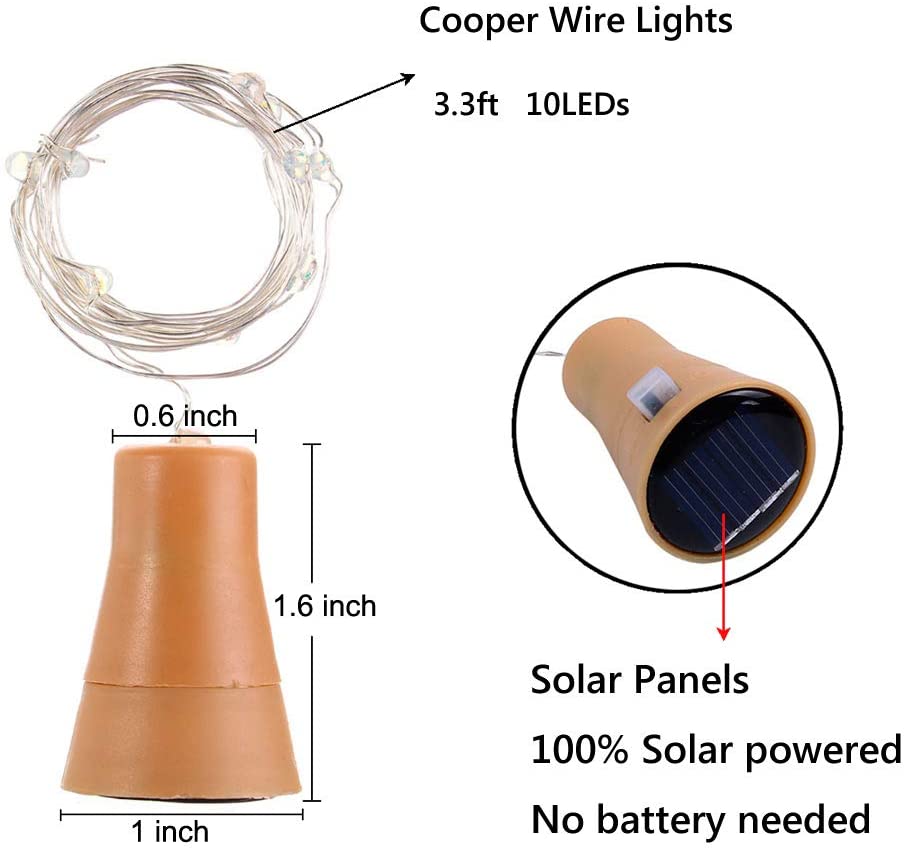 Bottiglia di vino solare Led S - Outdoor Power For Christmas Lights recensione e prezzo