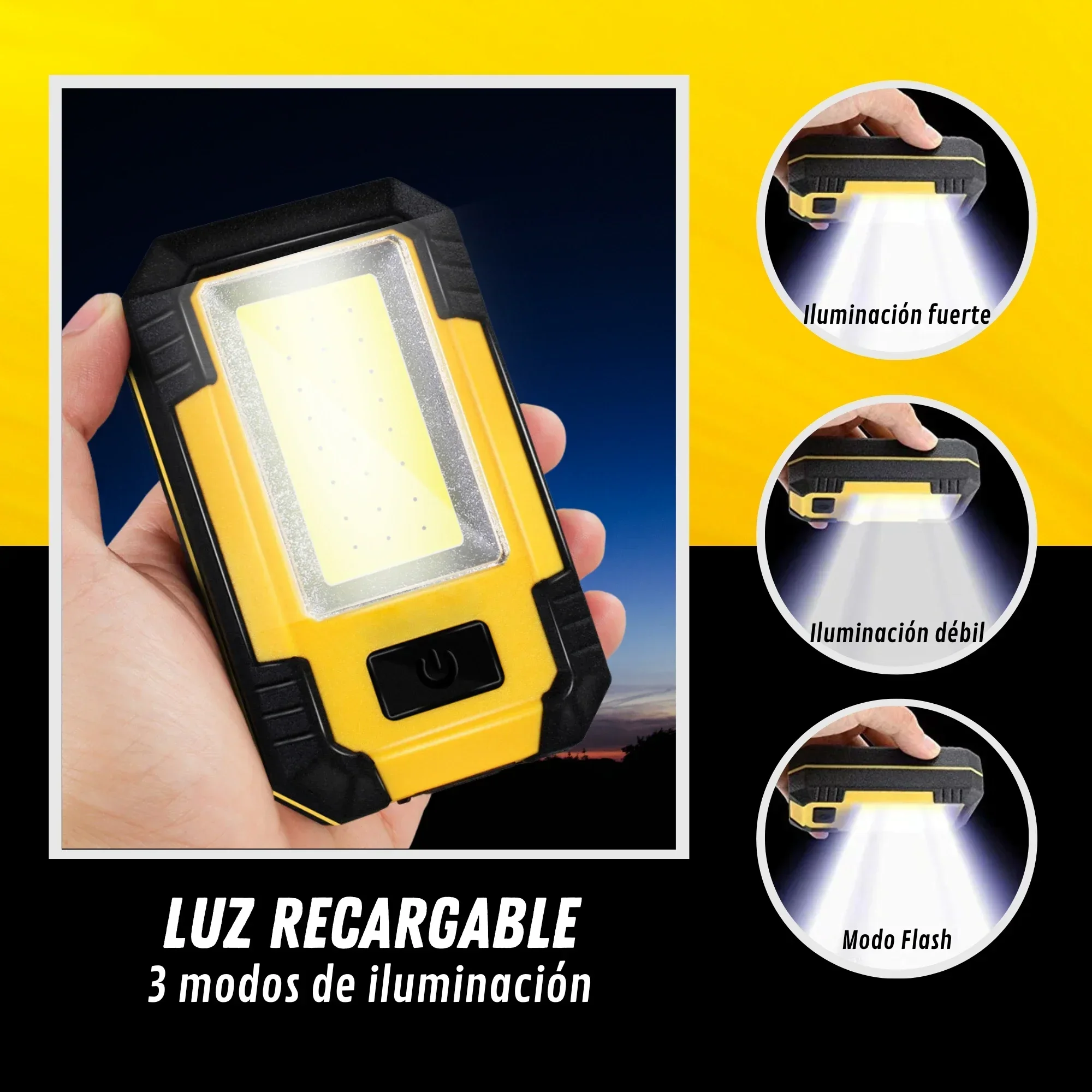 Lampada da Lavoro Ricaricabile - Outdoor Power Works recensione e prezzo
