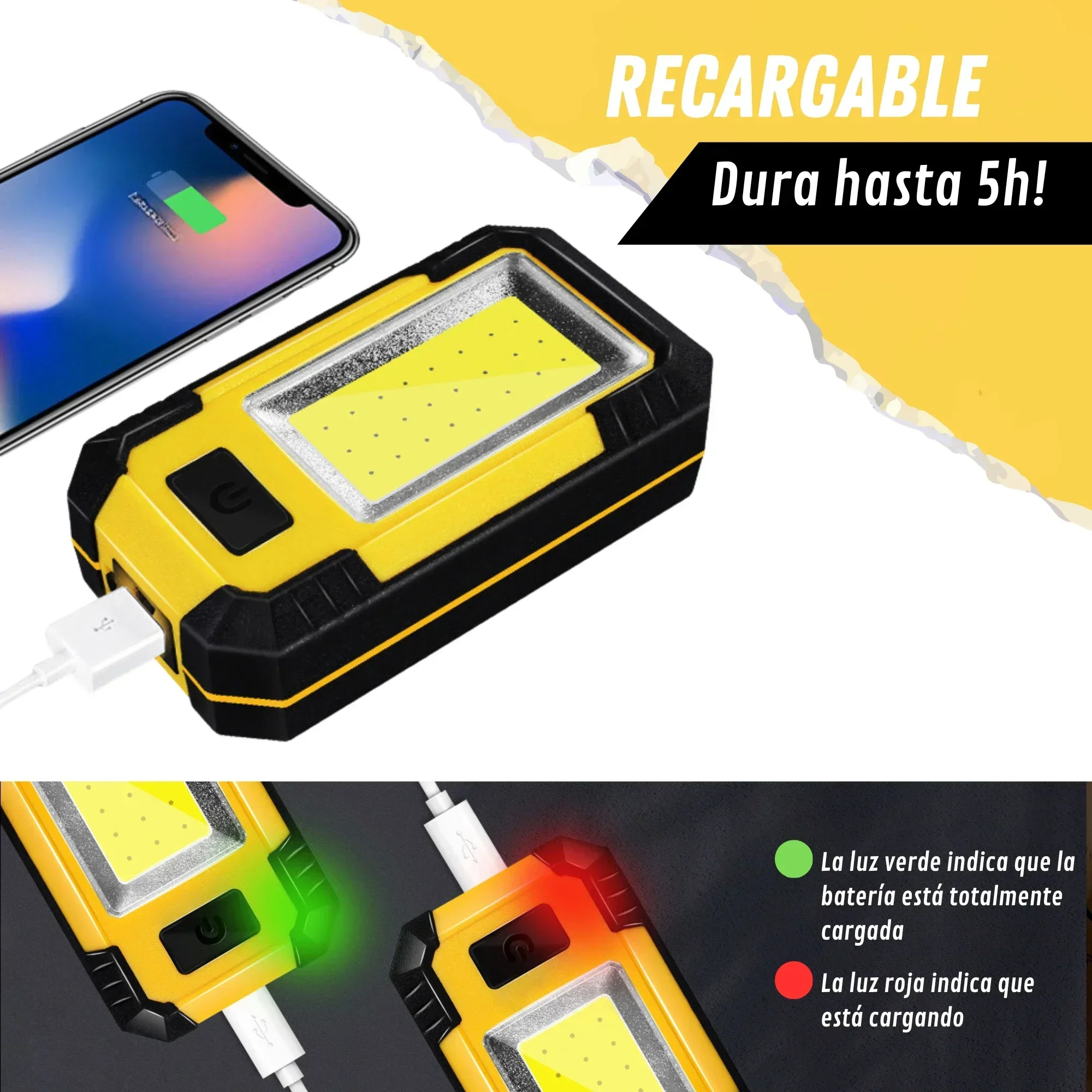 Lampada da Lavoro Ricaricabile - Outdoor Power Works recensione e prezzo
