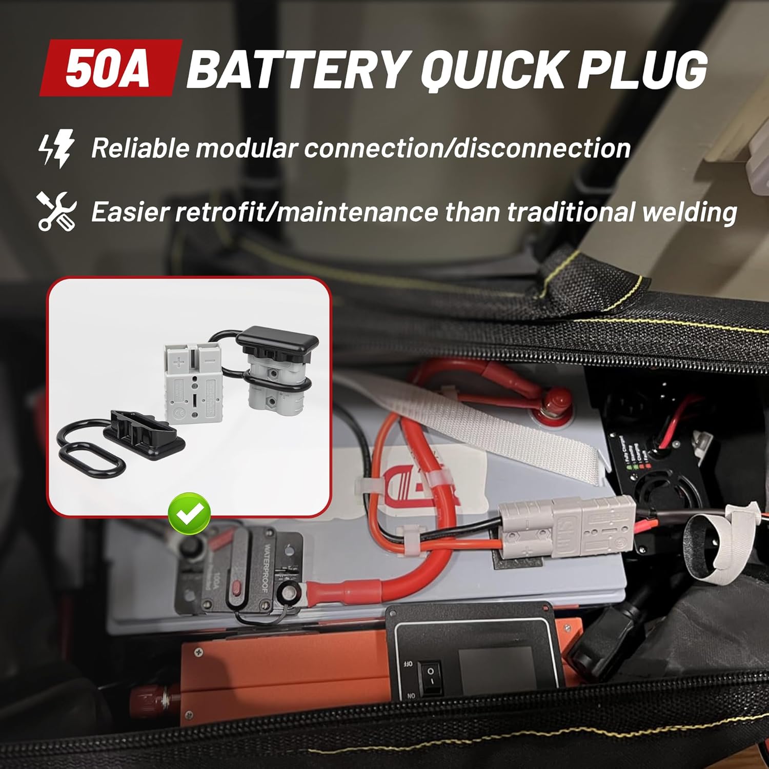 2 connettori rapidi per batter - Outdoor Power Disconnect recensione e prezzo
