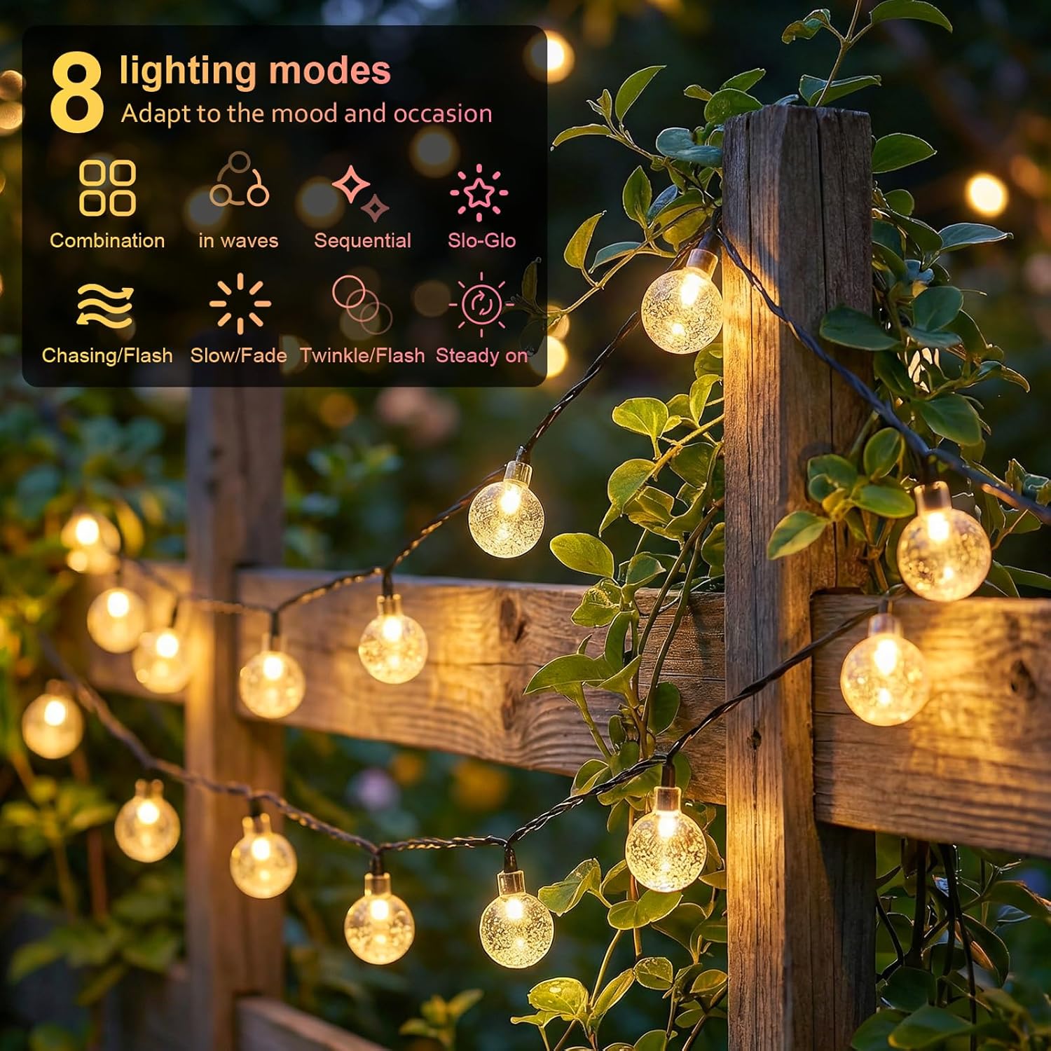Luci Solari a Stringa per Este - Outdoor Power For Christmas Lights recensione e prezzo