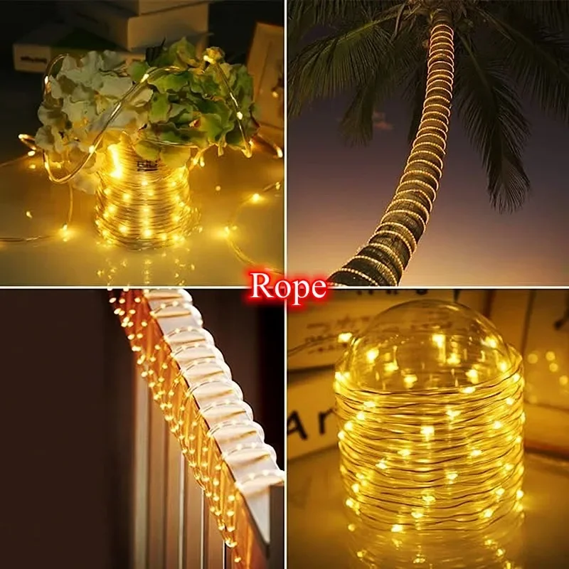 LED striscia solare corda tubo - Outdoor Power For Christmas Lights recensione e prezzo