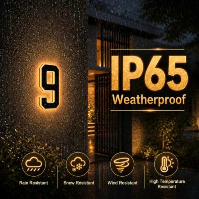 Luce LED per Numero Civico a E - Outdoor Power House recensione e prezzo