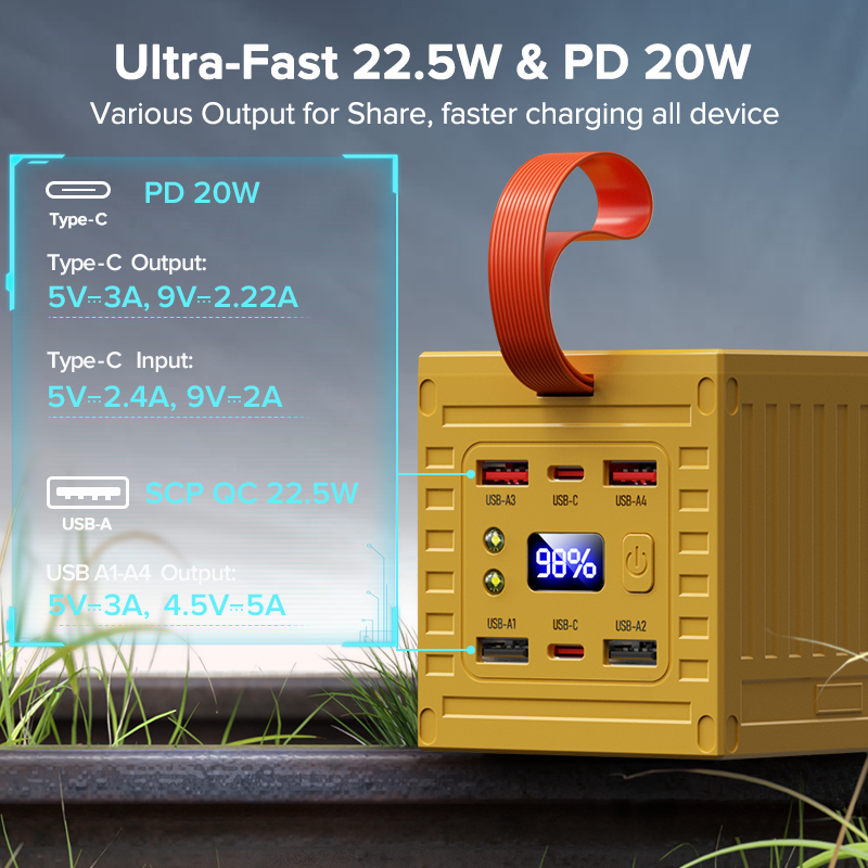 Qoovi 60000mAh Power Bank 22.5 - Xiaomi Outdoor Power Supply recensione e prezzo