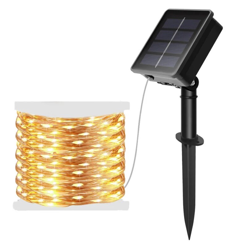 100 LED Solar Fairy impermeabi - Outdoor Power For Christmas Lights recensione e prezzo