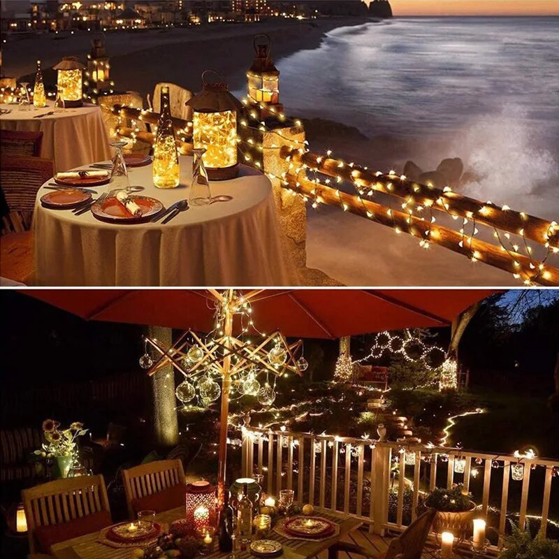 100 LED Solar Fairy impermeabi - Outdoor Power For Christmas Lights recensione e prezzo