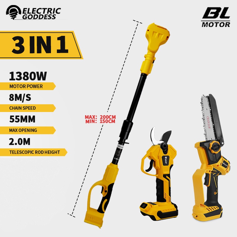 Brushless 6 Pollici Motosega E - Pole Saw Cordless recensione e prezzo
