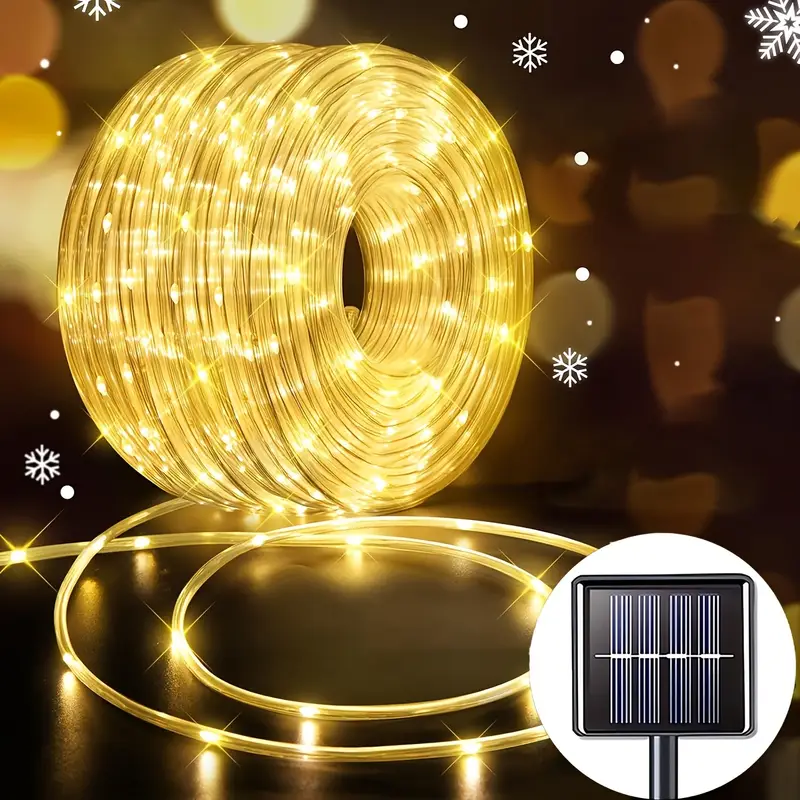 Tubi LED ad energia solare per - Outdoor Power For Christmas Lights recensione e prezzo