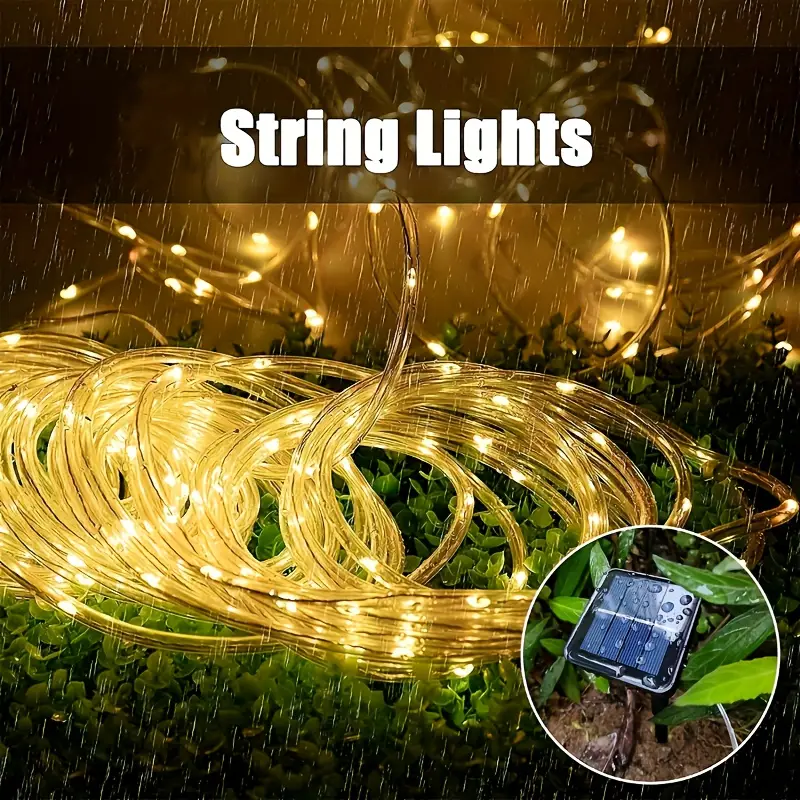 Tubi LED ad energia solare per - Outdoor Power For Christmas Lights recensione e prezzo